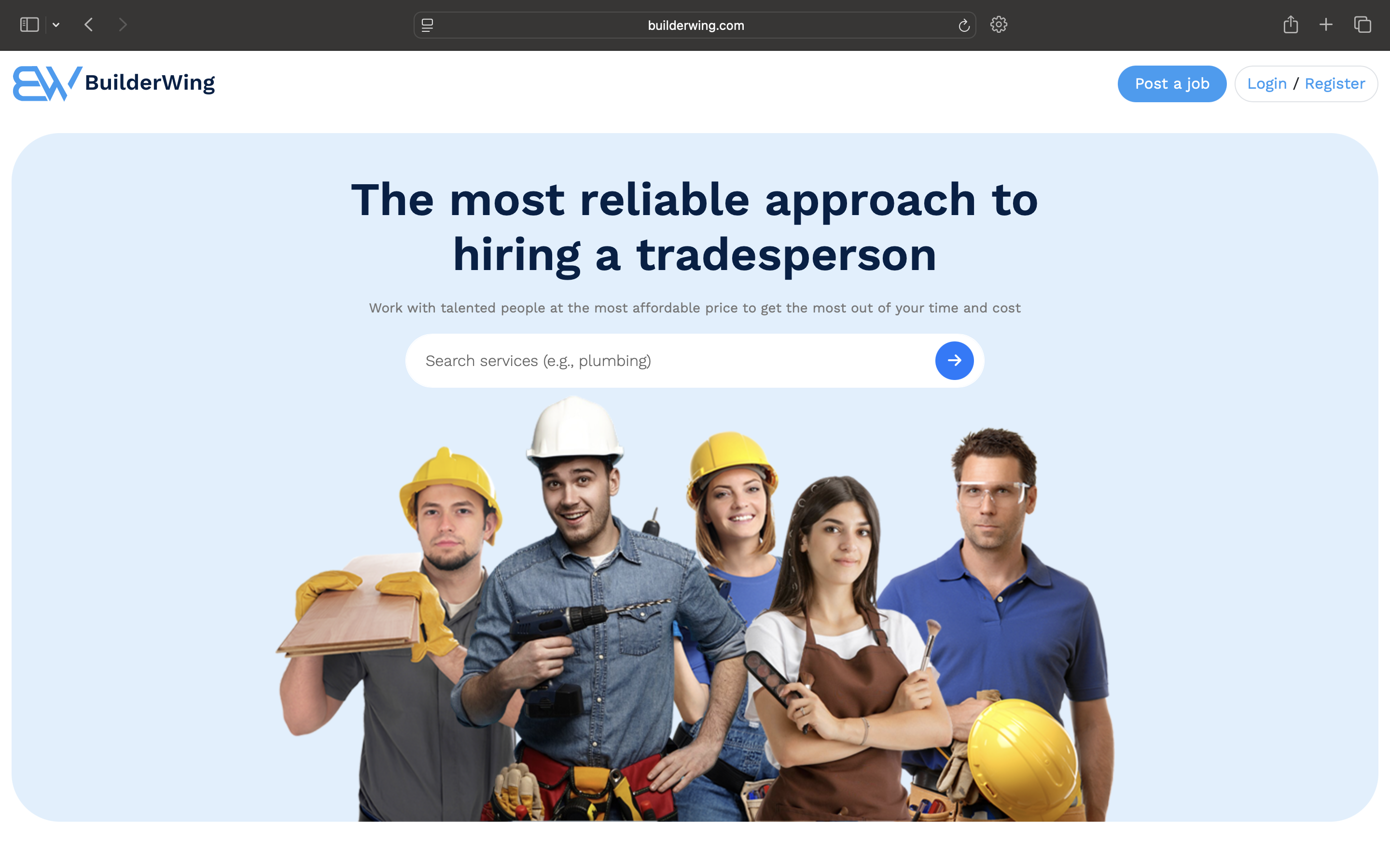 BuilderWing Marketplace